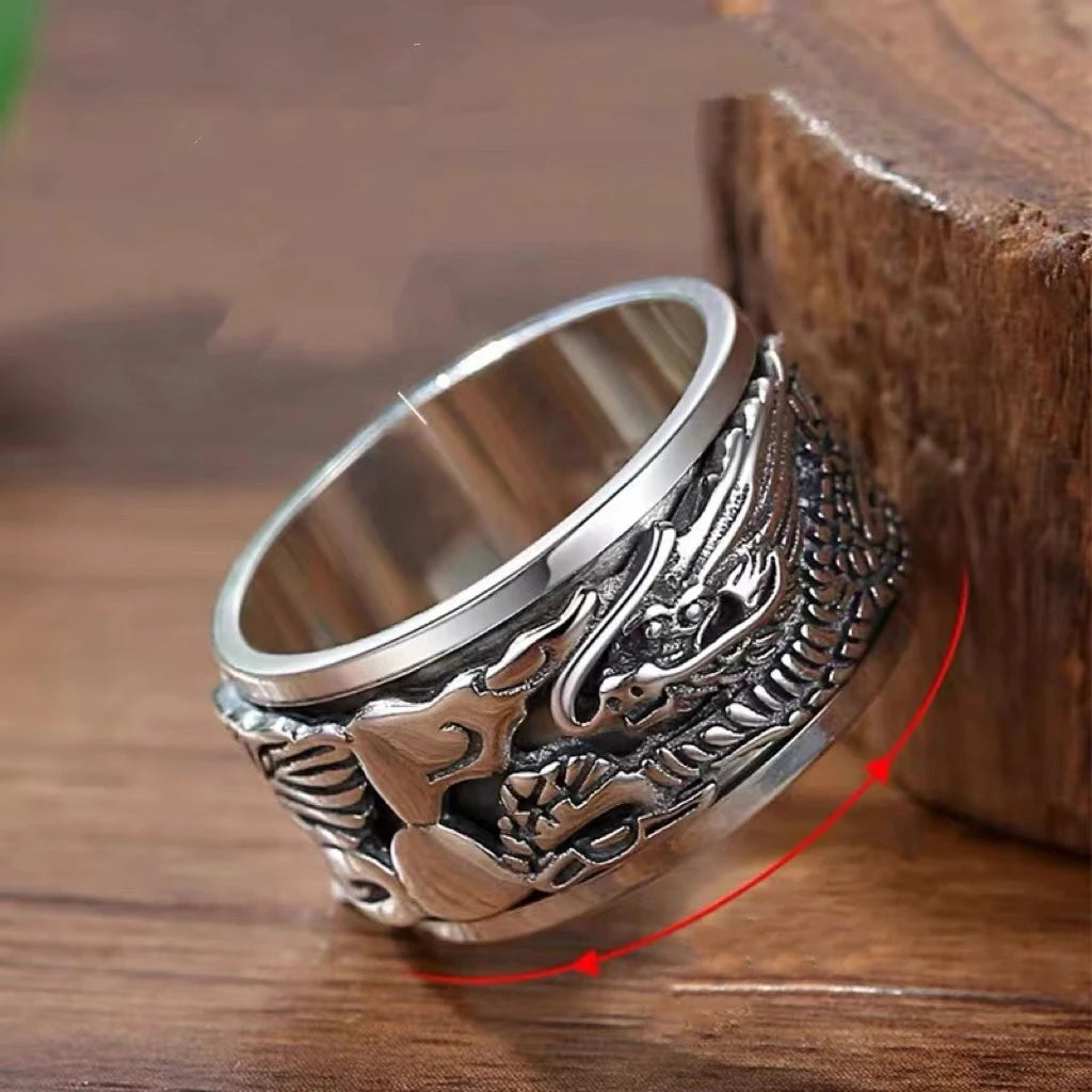 DRAGON ARCHIVE ROTATABLE RING