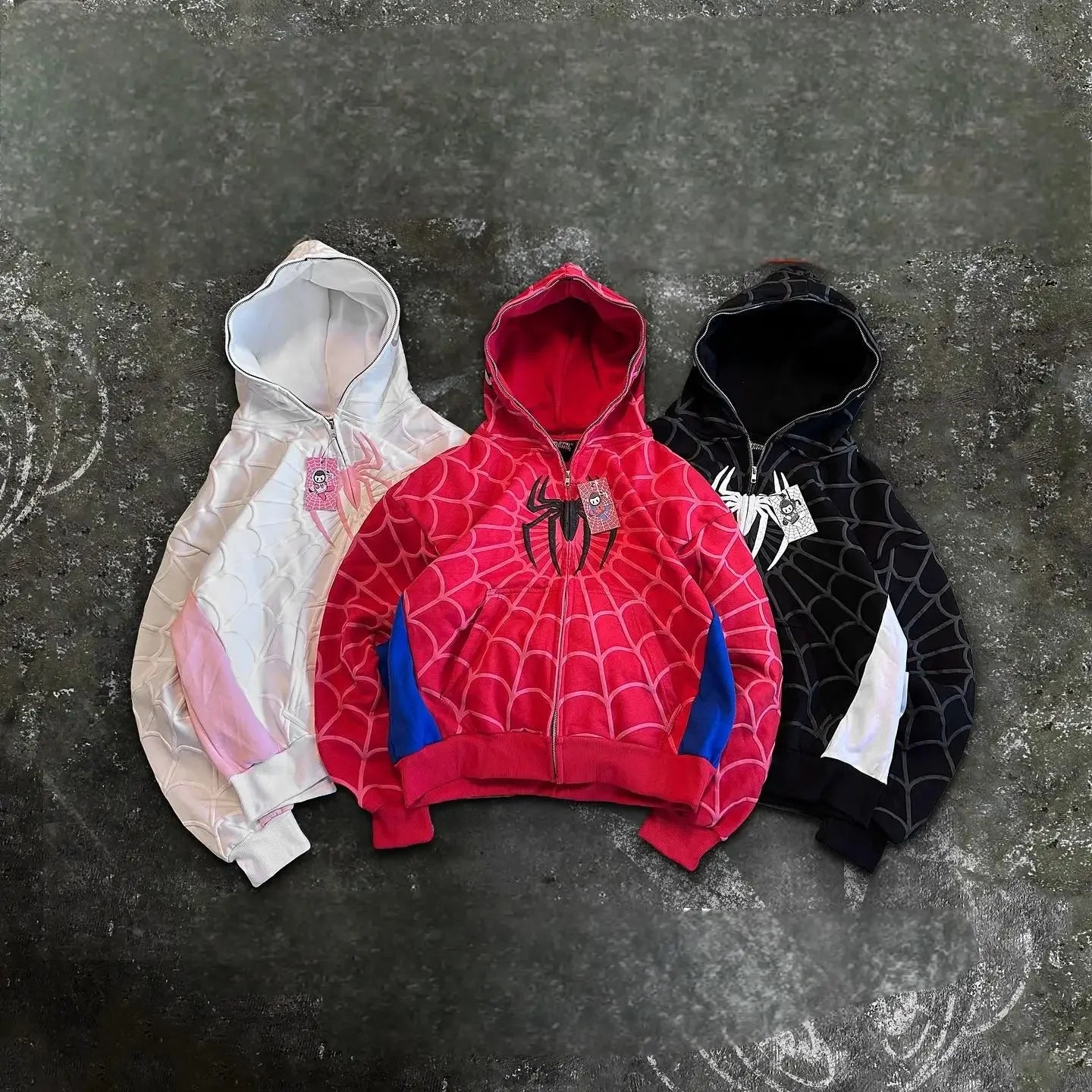 Spider Foaming 3d Hoodies