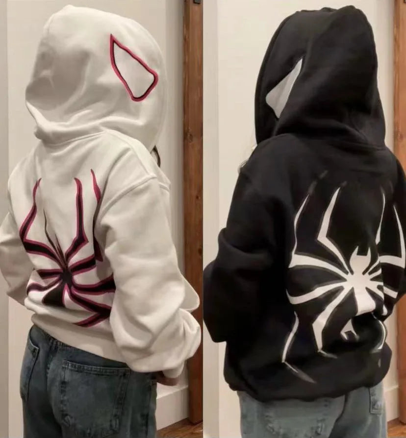 Spider Web Full-Zip Hoodie