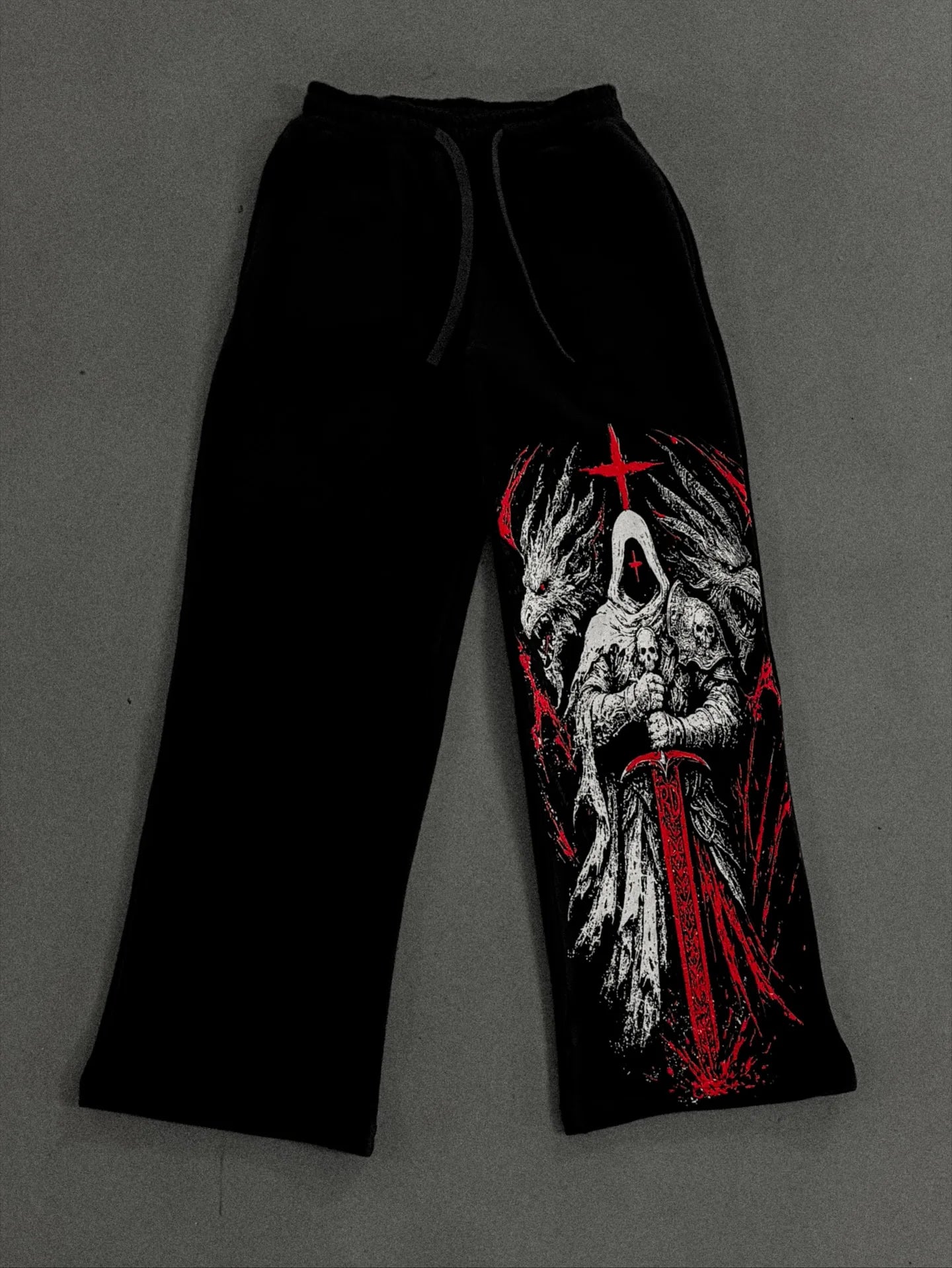GOTHIC SKULL TRIBAL SWEATPANTS