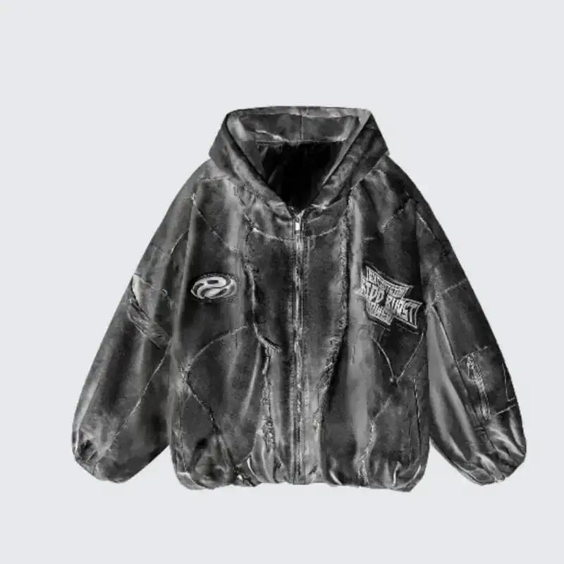 HKSH Archive Distressed Zip-Up