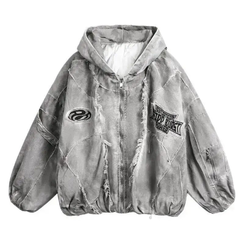 HKSH Archive Distressed Zip-Up