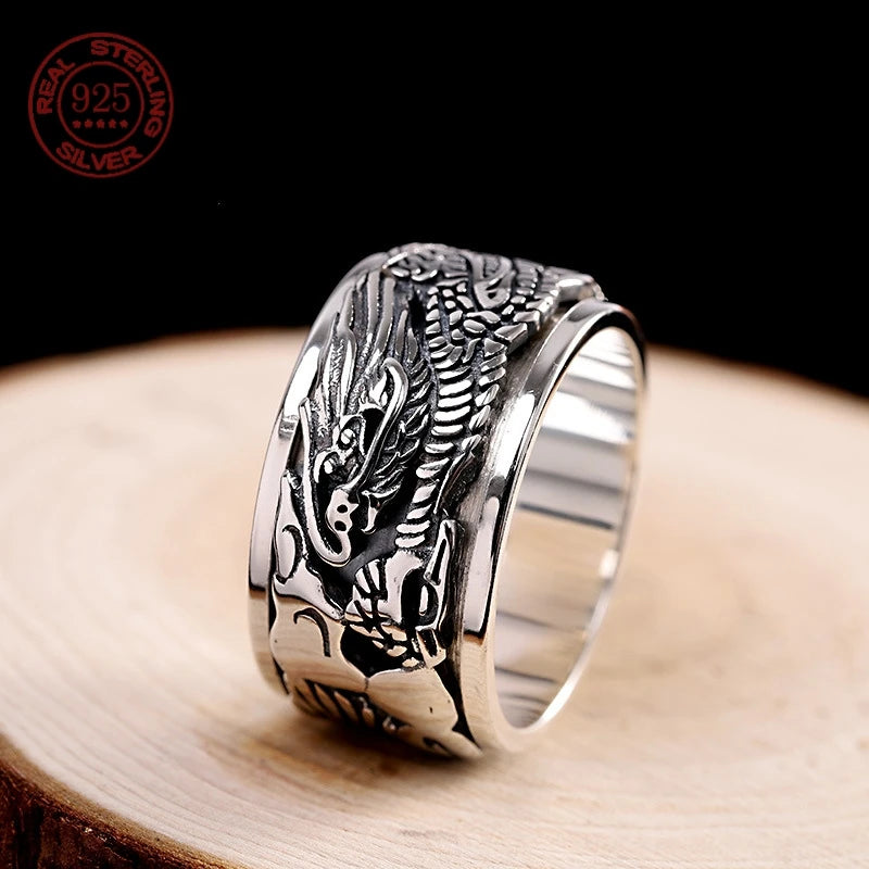 DRAGON ARCHIVE ROTATABLE RING