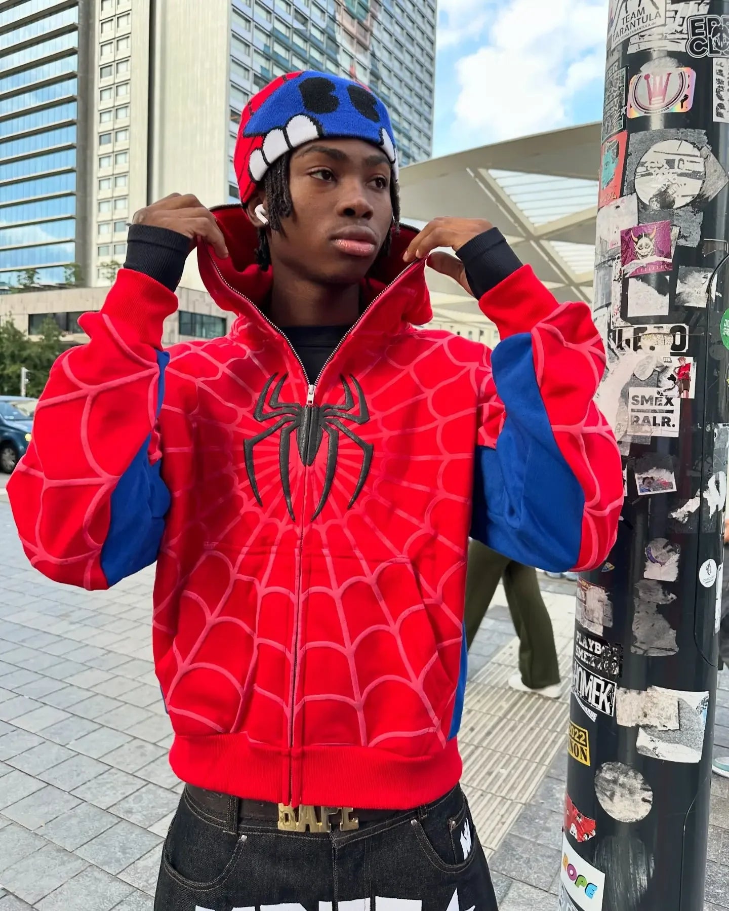 Spider Foaming 3d Hoodies