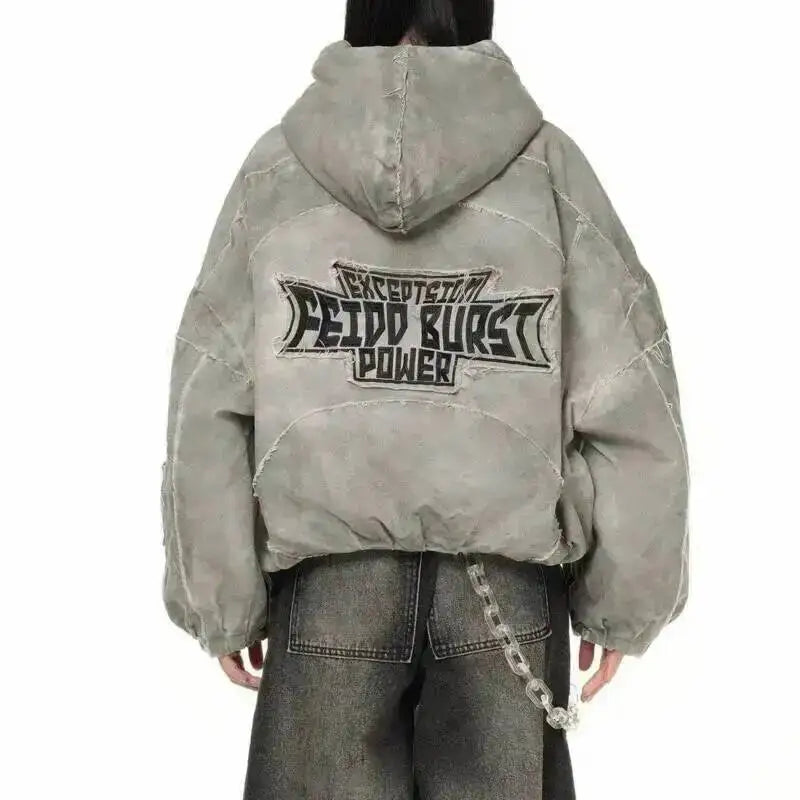 HKSH Archive Distressed Zip-Up