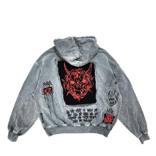 DEVIL ARCHIVE ZIP-UP HOODIE