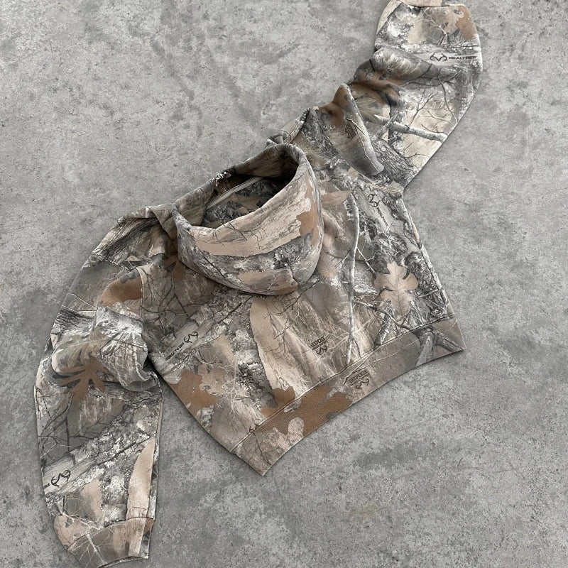 Ghost Camo Zip-Up Hoodie