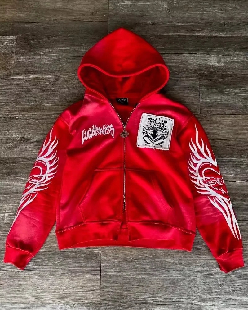 Baby Blue Archive Chenille Zip-Up