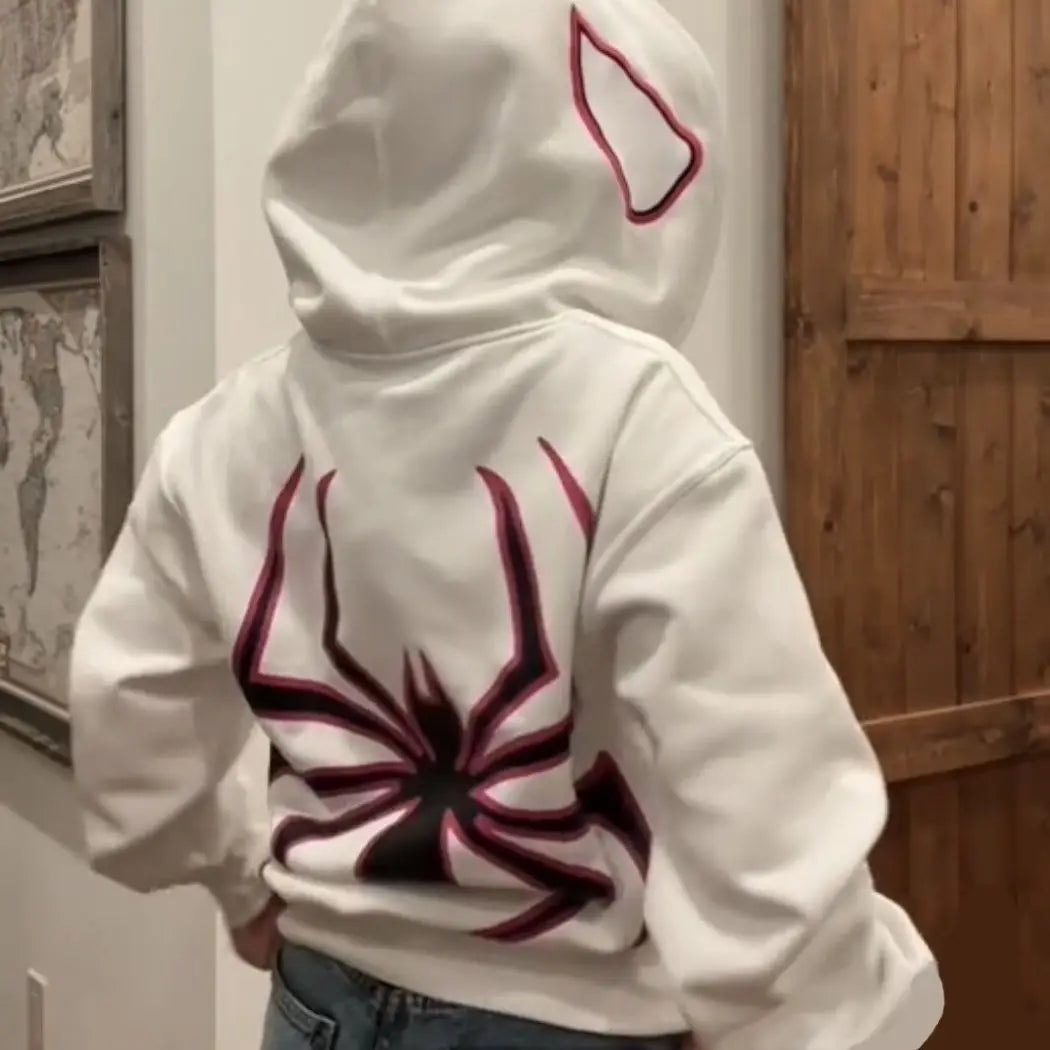 Spider Web Full-Zip Hoodie