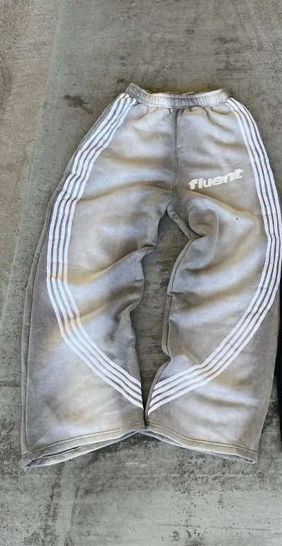 HARAKUJU "FLUENT" STRIPED PANTS