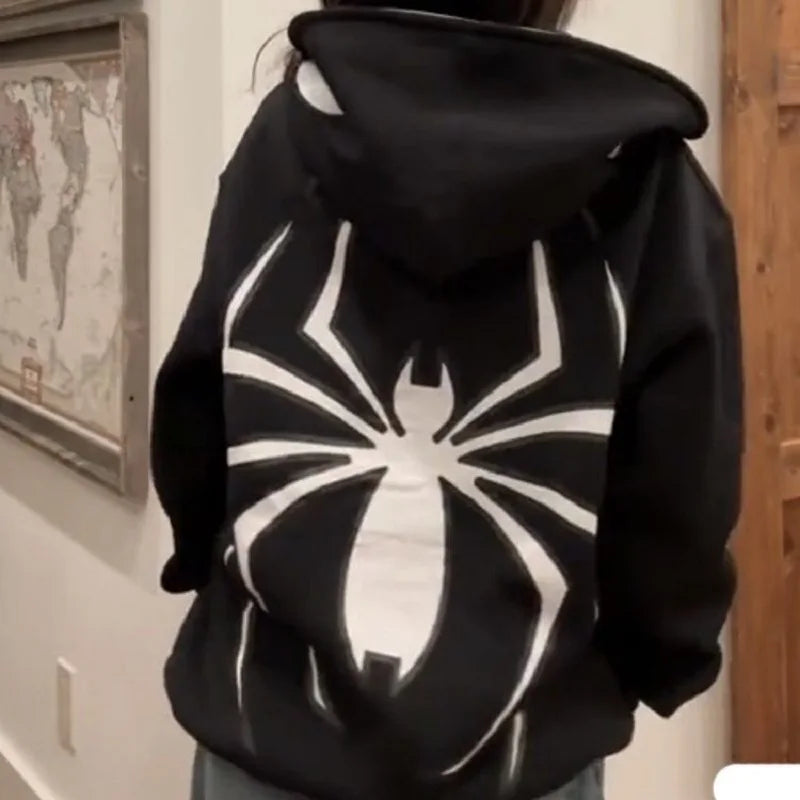 Spider Web Full-Zip Hoodie