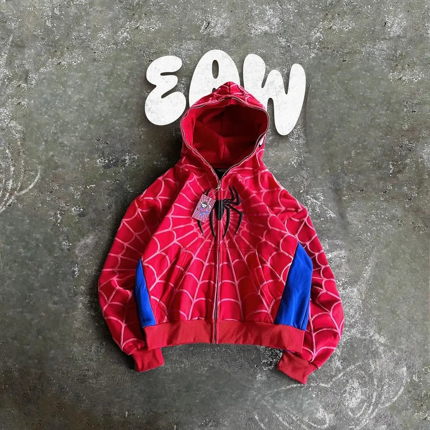Spider Foaming 3d Hoodies