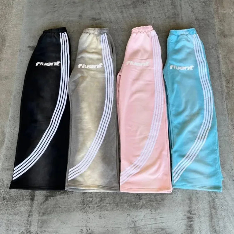 HARAKUJU "FLUENT" STRIPED PANTS