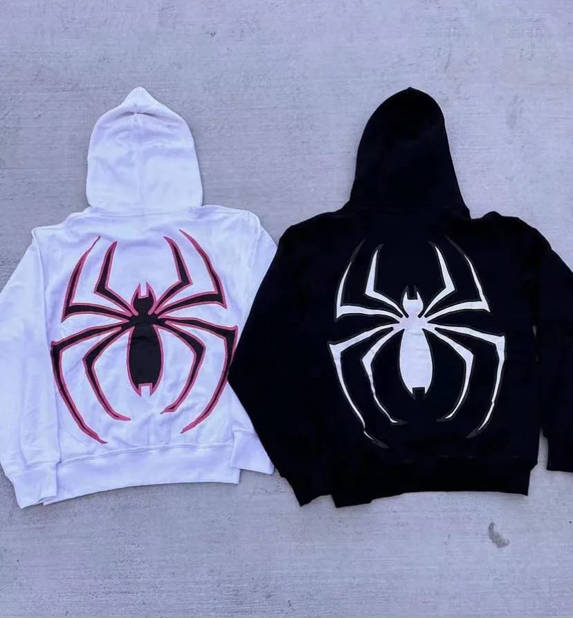 Spider Web Full-Zip Hoodie