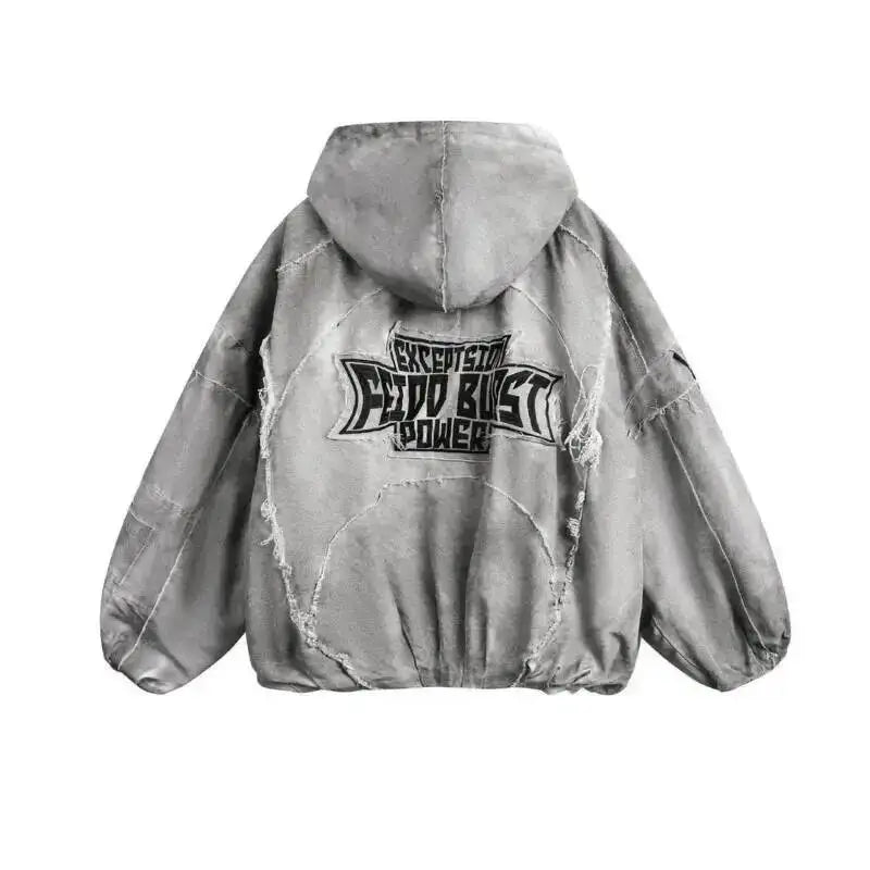 HKSH Archive Distressed Zip-Up