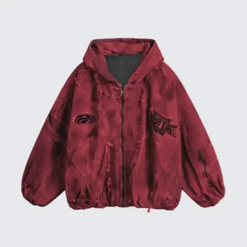HKSH Archive Distressed Zip-Up