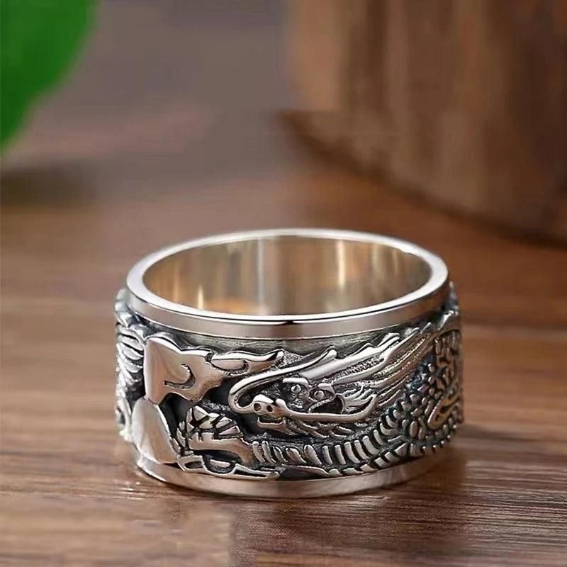 DRAGON ARCHIVE ROTATABLE RING