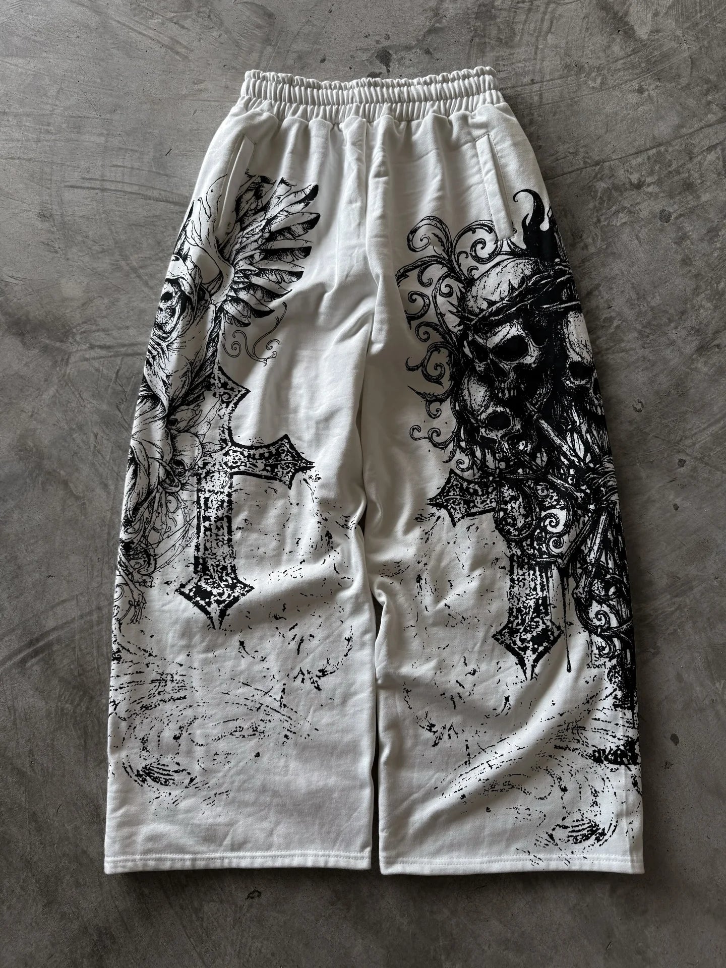 GOTHIC SKULL TRIBAL SWEATPANTS